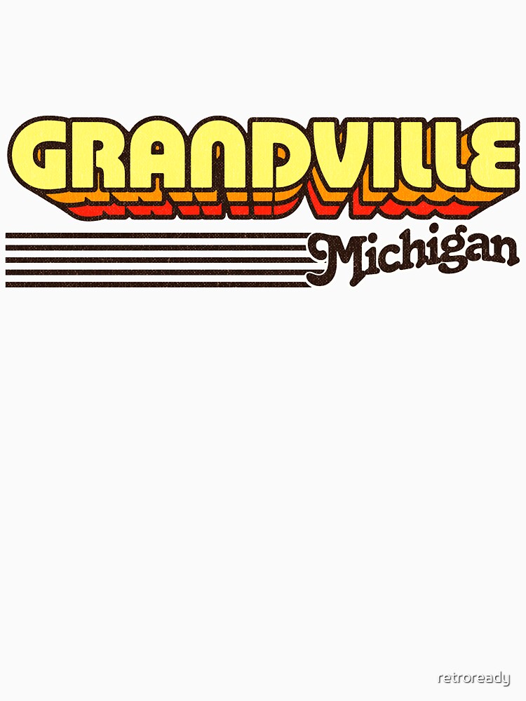 Grandville, Michigan | Retro Stripes by retroready