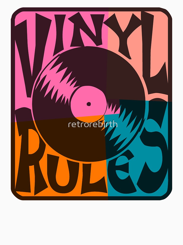 Vinyl Records Rule Pop Art by retrorebirth