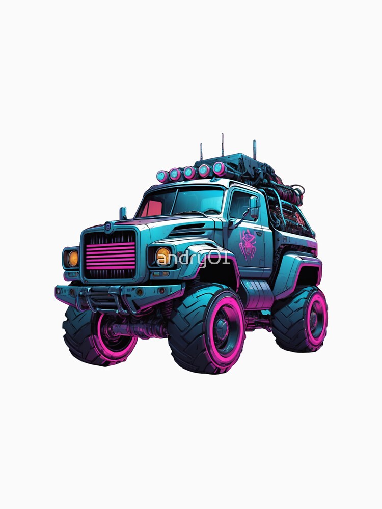 "Cyberpunk Truck: Future on Wheels" by andry01