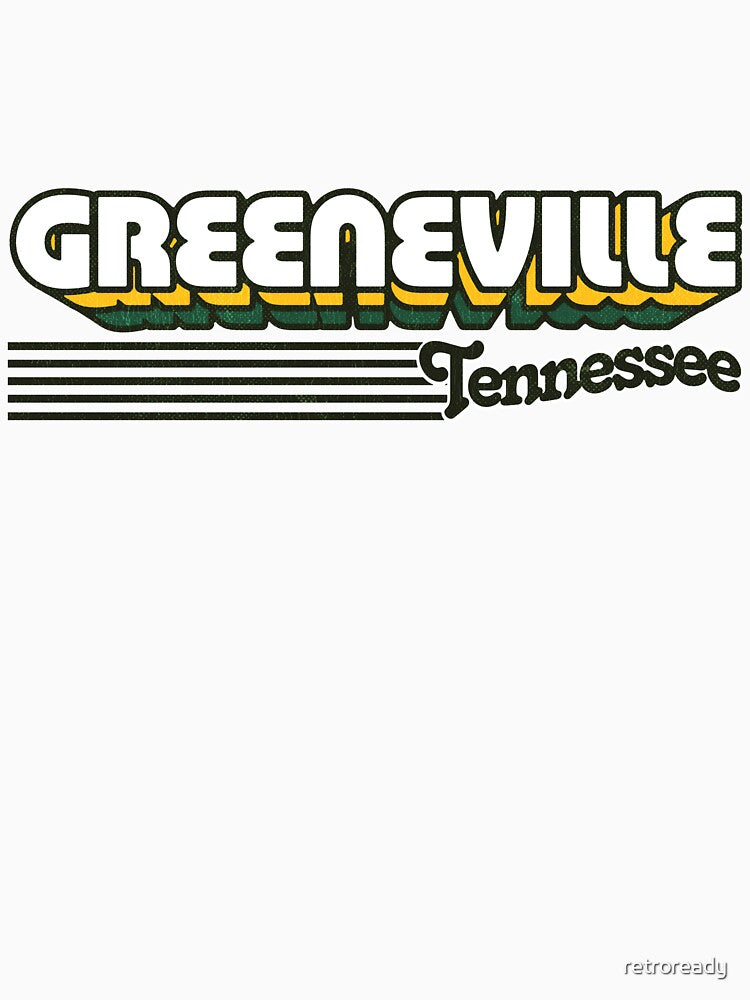 Greeneville, Tennessee | Retro Stripes by retroready