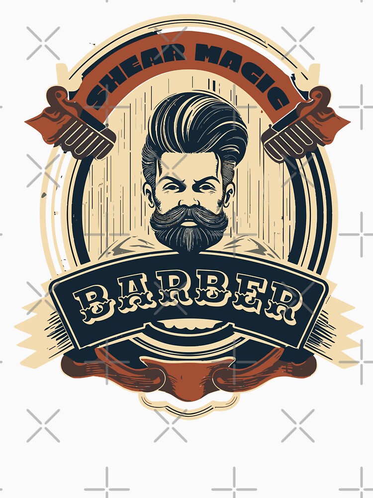Vintage Barber Salon: Shear Magic by VoyteksDesigns