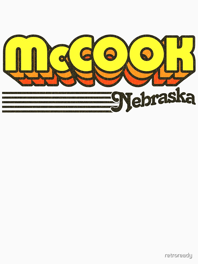 McCook, Nebraska | Retro Stripes by retroready