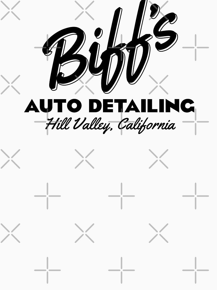 Biff's Auto Detailing – Hill Valley Automotive Retro Business Logo by Design Hobo