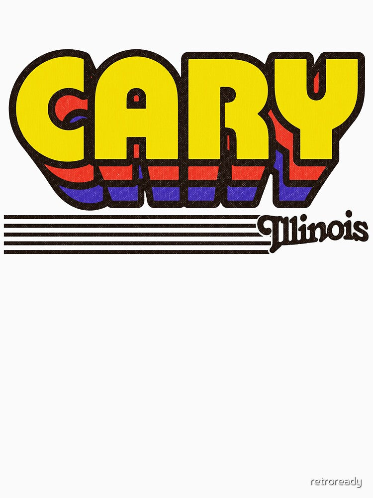 Cary, Illinois | Retro Stripes by retroready