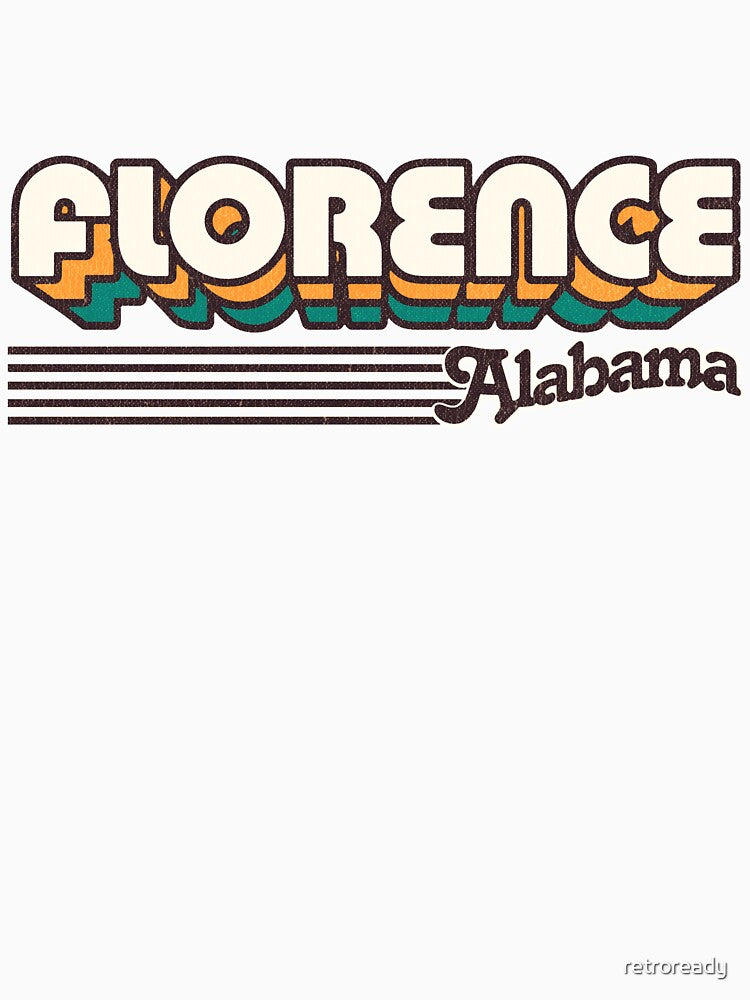 Florence, Alabama | Retro Stripes by retroready