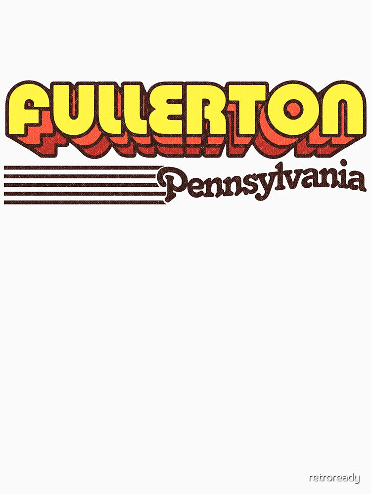 Fullerton, Pennsylvania | Retro Stripes by retroready