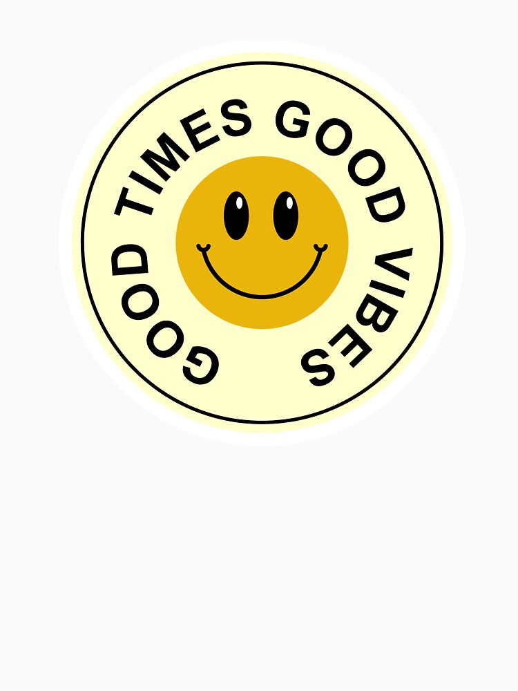 Good Times Good Vibes sticker by buzztrendshop