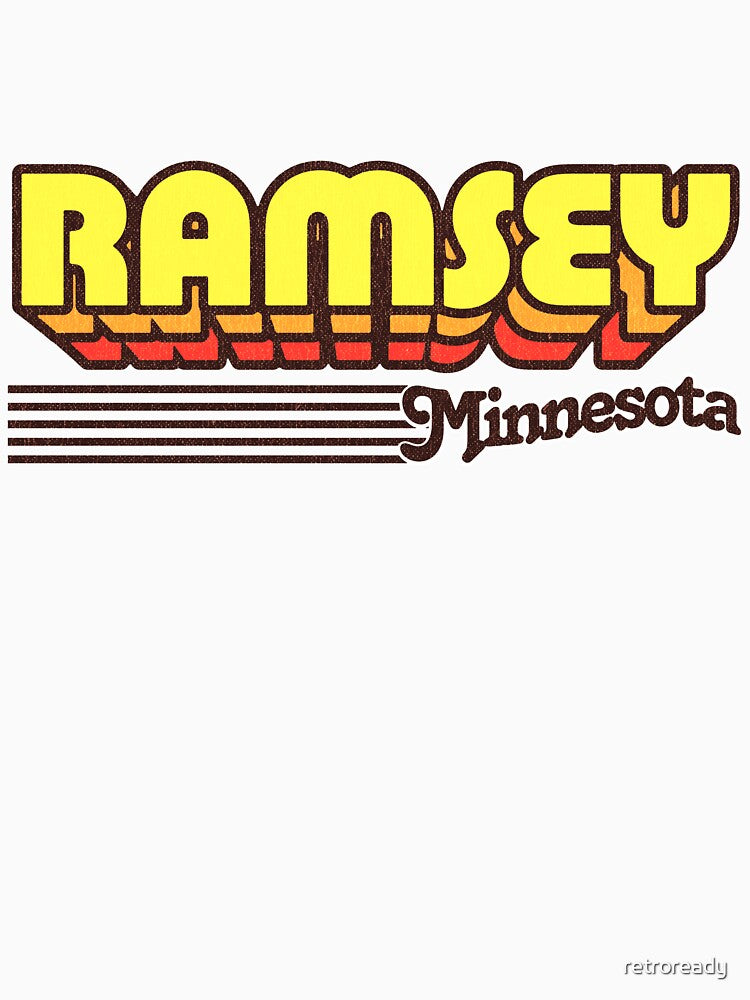 Ramsey, Minnesota | Retro Stripes by retroready