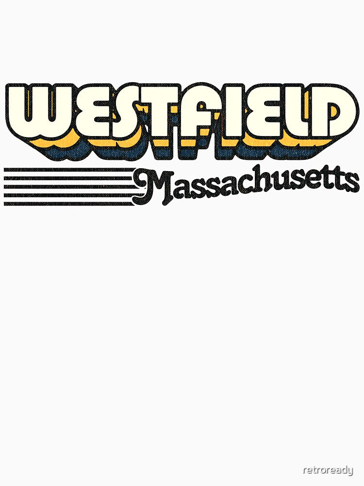 Westfield, Massachusetts | Retro Stripes by retroready