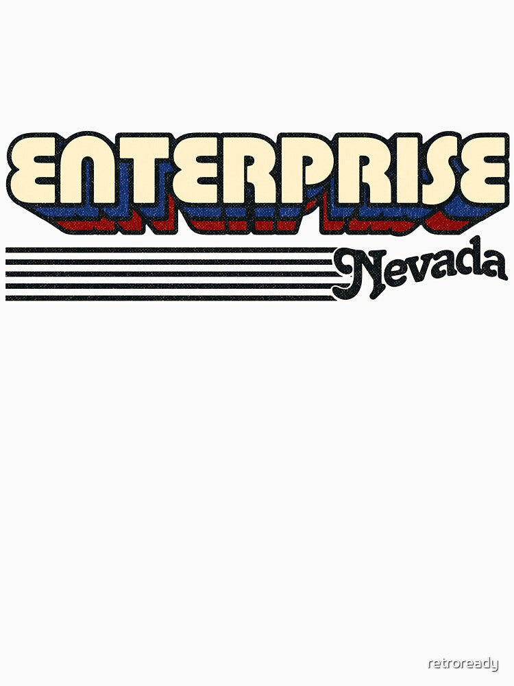 Enterprise, Nevada | Retro Stripes by retroready
