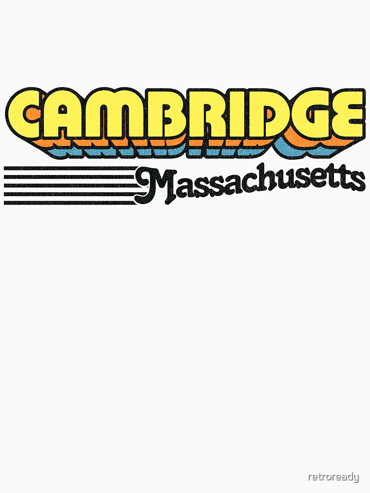 Cambridge, Massachusetts | Retro Stripes by retroready