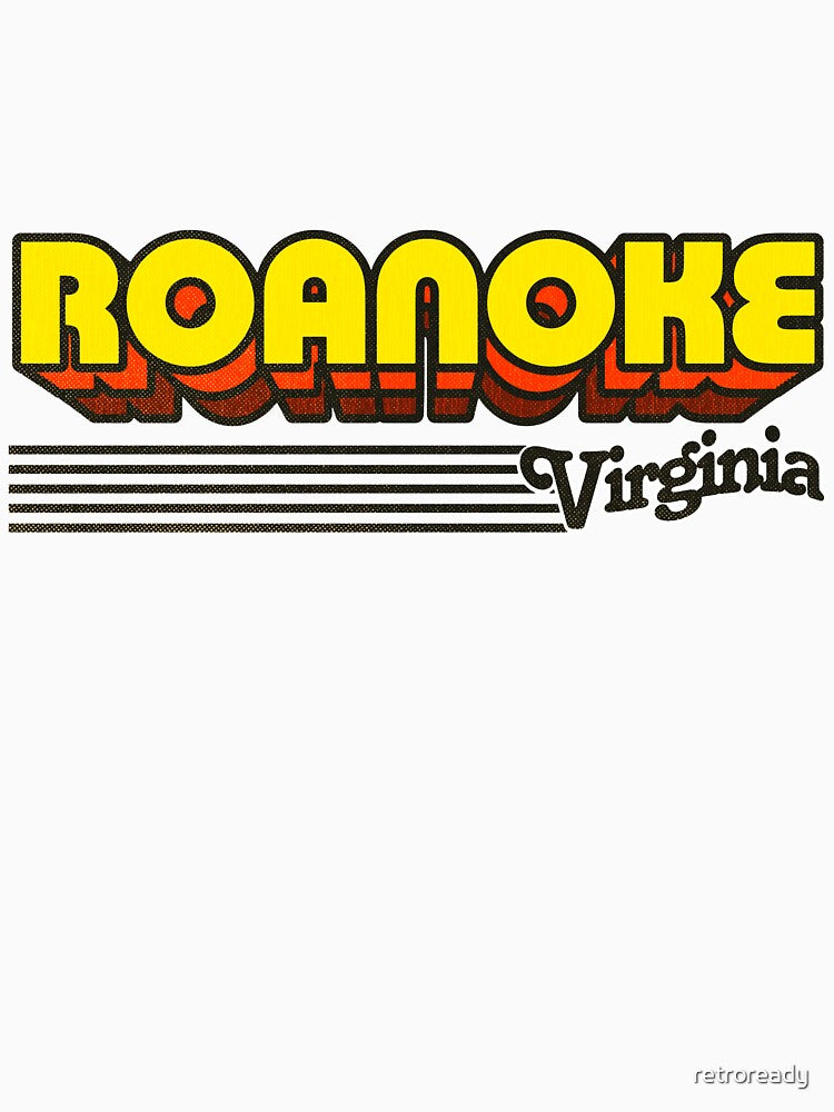 Roanoke, Virginia | Retro Stripes by retroready