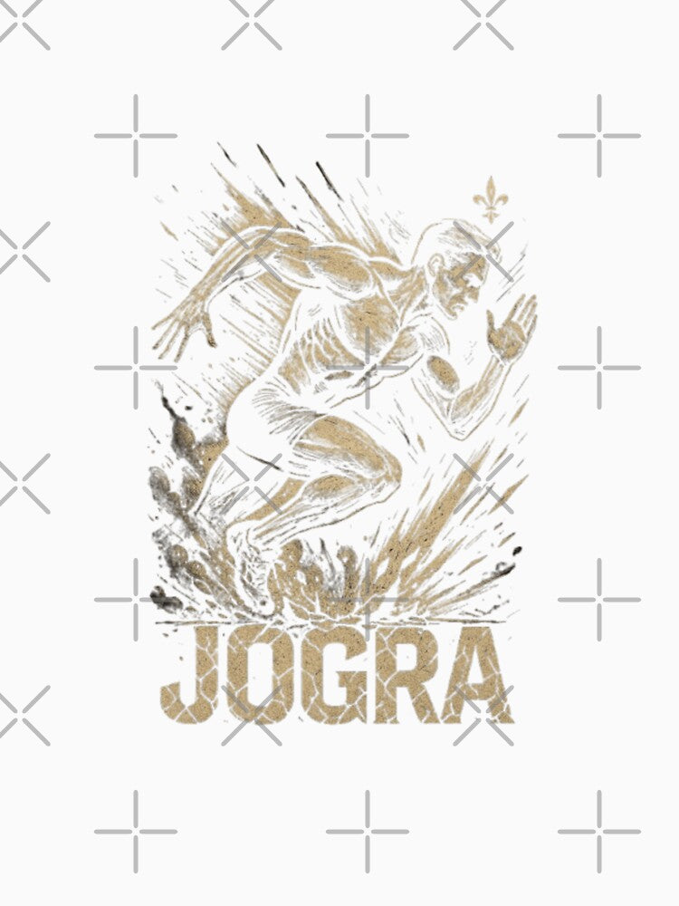 Jogra Running Design, Sprinting Shirt, Runner Athlete, Track and Field, Marathon Training, Speed Runner, Jogging Fitness, Athletic Performance Apparel by Typologystudios