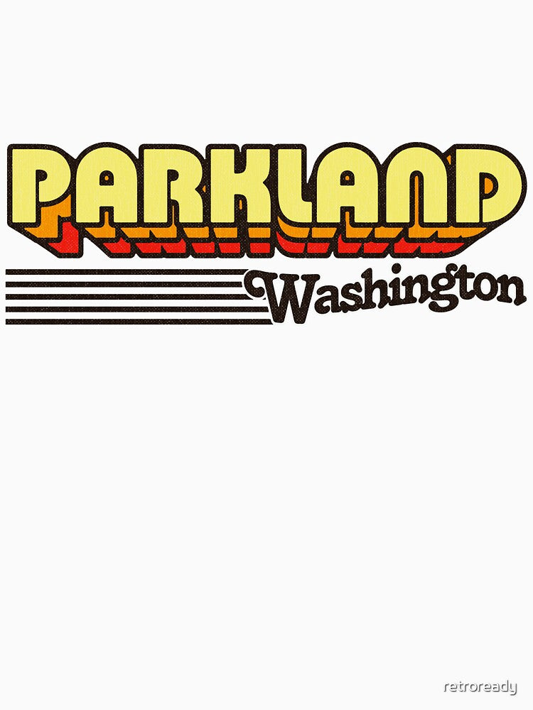 Parkland, Washington | Retro Stripes by retroready