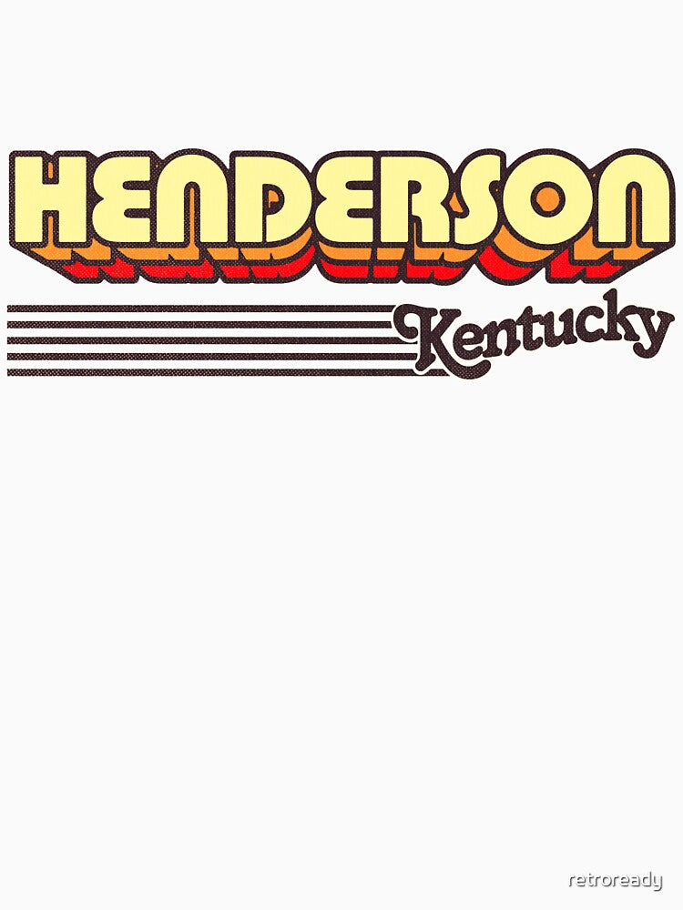 Henderson, Kentucky | Retro Stripes by retroready
