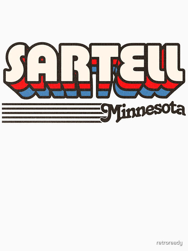 Sartell, Minnesota | Retro Stripes by retroready