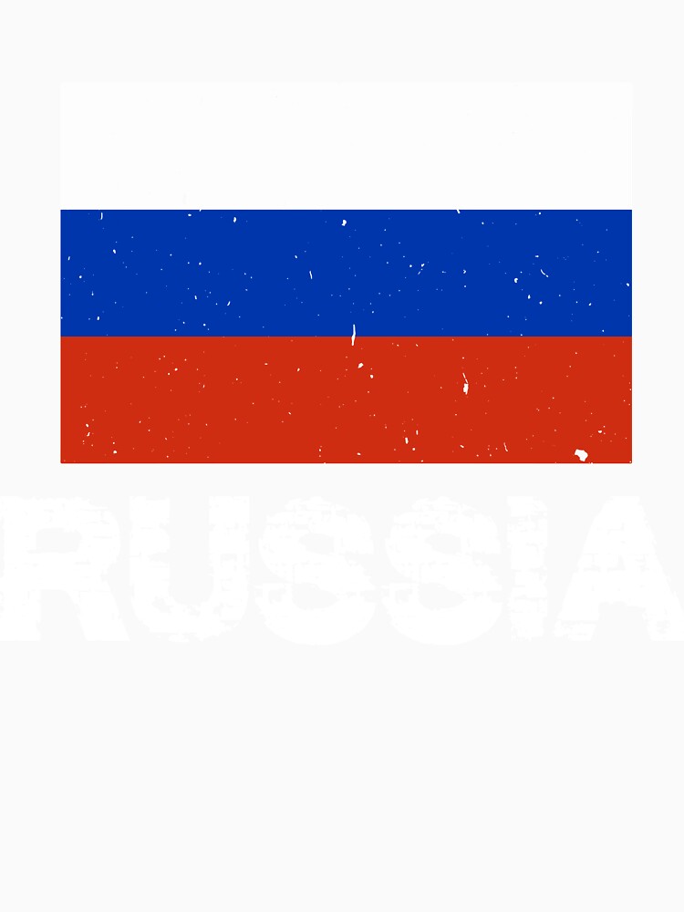 Russia Flag T-Shirt for Men and Women by AllStarMerch