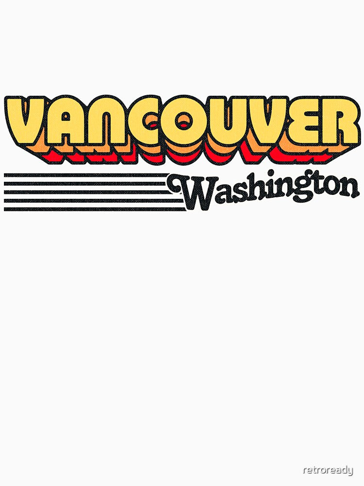 Vancouver, Washington | Retro Stripes by retroready
