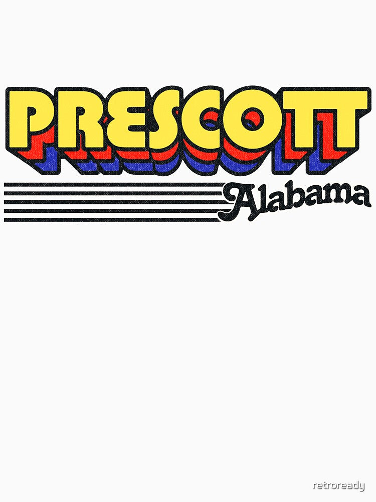 Prescott, Alabama | Retro Stripes by retroready