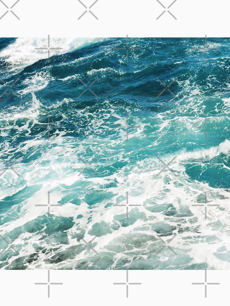 Blue Ocean Waves by AlexandraStr