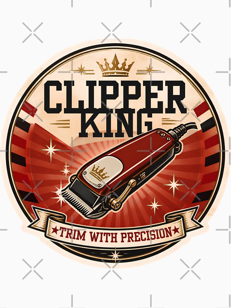 Clipper King Trim With Precision Vintage Barber Emblem by Barber MD Culture