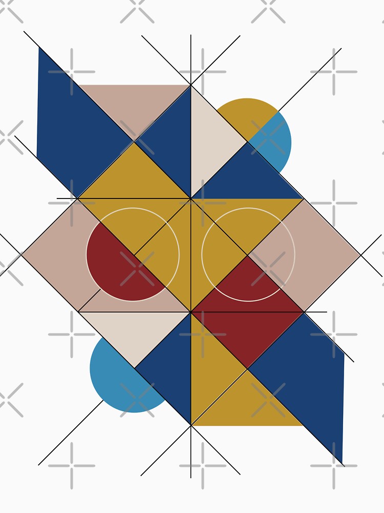 geometric overlapping shapes by Zyro Craft
