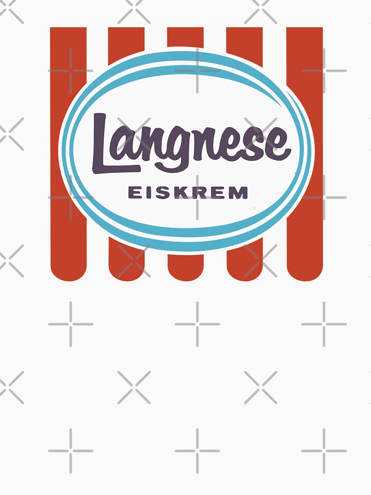 Langnese Ice Cream Logo 1965 – Retro ice cream brand design in a vintage look by Alpha Stag