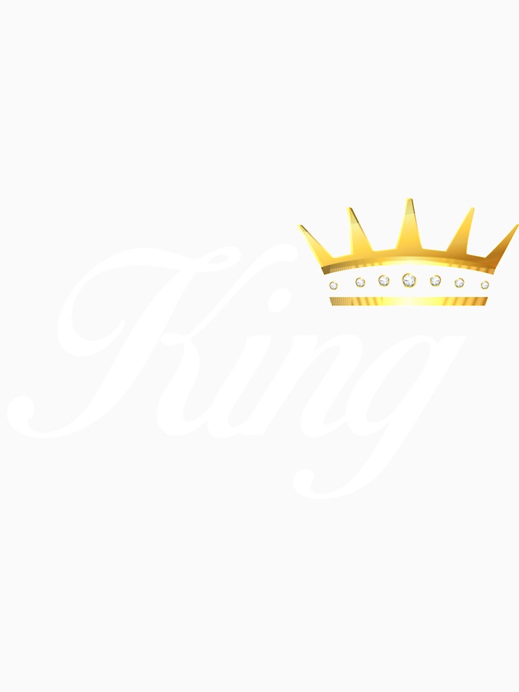 King Crown T-Shirt for Men and Women by AllStarMerch