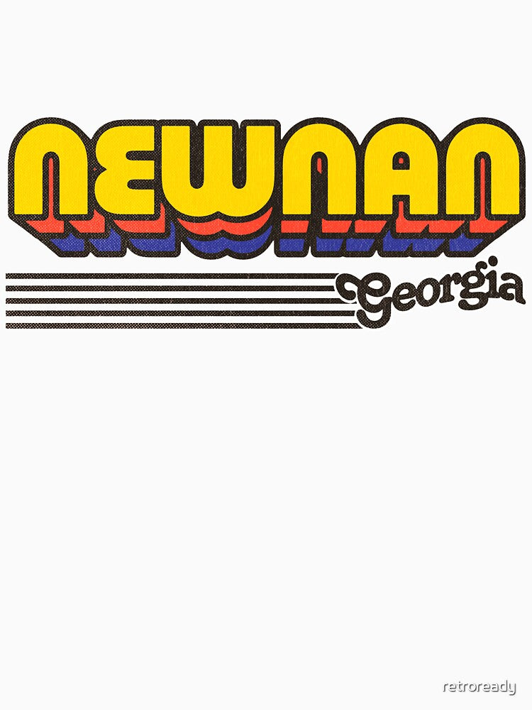 Newnan, Georgia | Retro Stripes by retroready