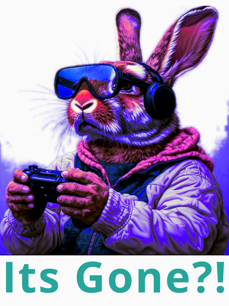 Its Gone?! a Funny Computer Gift, for the geek and  animal lover by PiperParrot