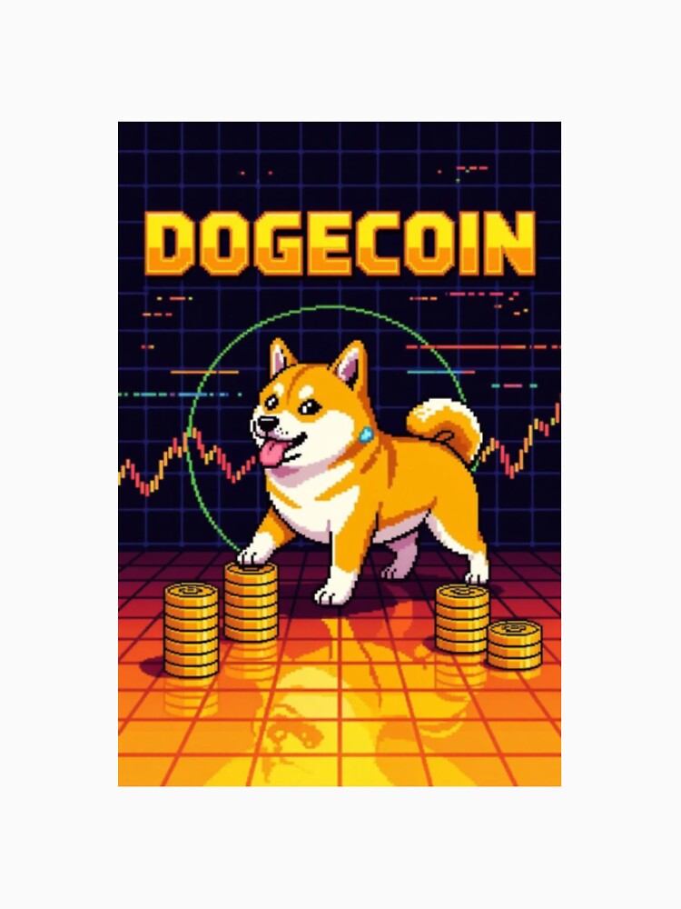 8-Bit Dogecoin Shirt – Vintage Arcade Style Shiba Inu Tee by CryptoThreads4 You