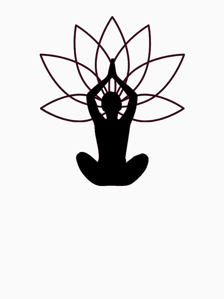Lotus Prayer Pose Premium T Shirt by CivilizedNotion