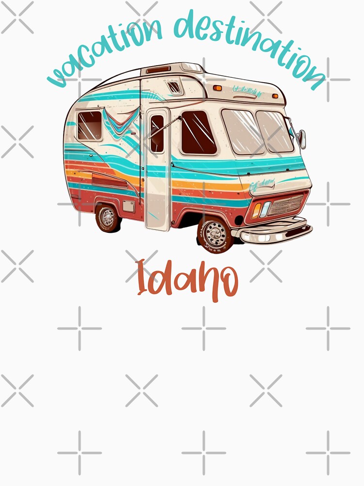 Vacation Destination Idaho T-Shirt by MarqisStudio