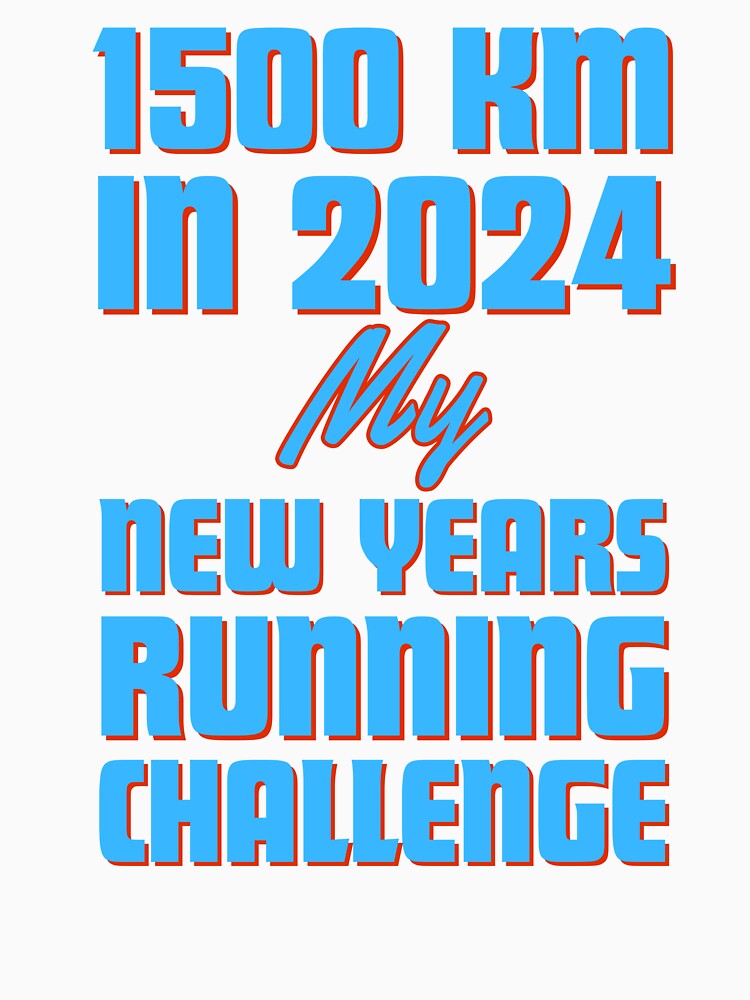 New Years Running Challenge 2024 Best For Runners 2024 by MarsLights