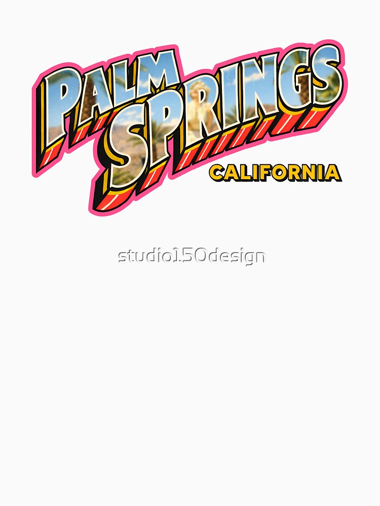 Retro Pink Palm Springs, California! by studio150design