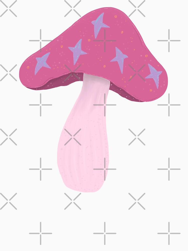 Pink Sparkle Shroom by designqween