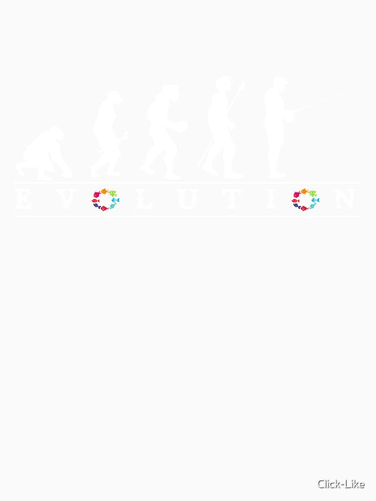 Funny Fishing Evolution - Colorful fish by Click-Like