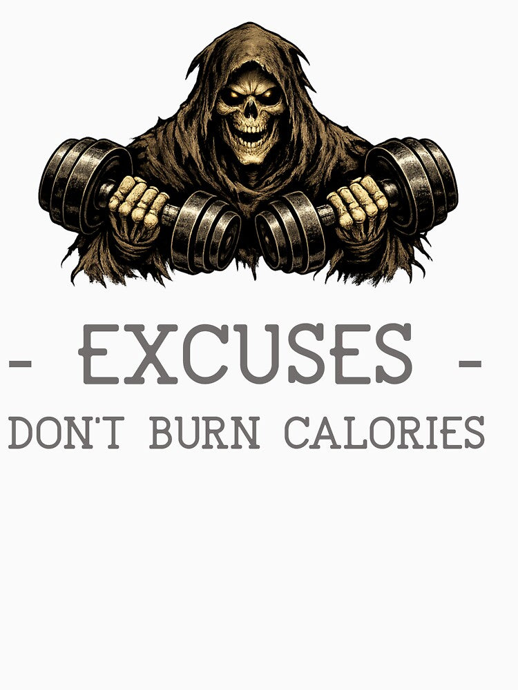 Excuses Don't Burn Calories by spencestees