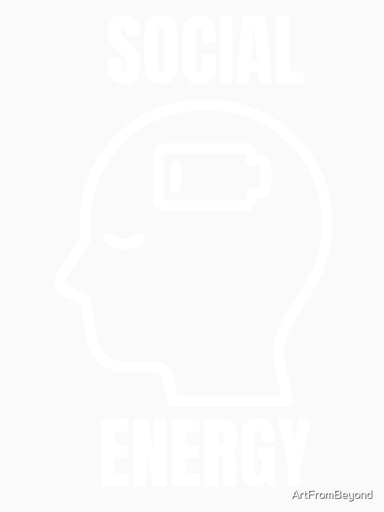 Social Battery Social Energy Introvert by ArtFromBeyond