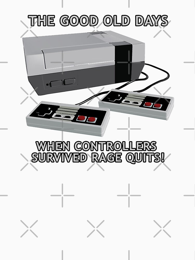 Retro gaming "The Good Old Days When Controllers Survived Rage Quits!" by JDMTees