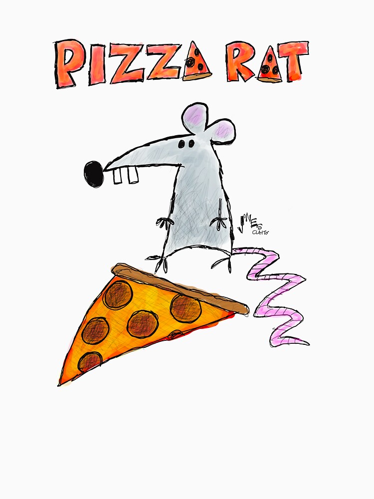 Pizza Rat by Claytoonz