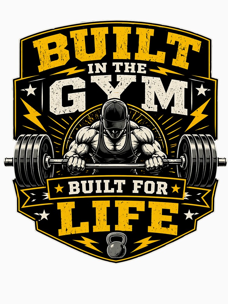 Built In The Gym Built For Life Workout Shirt by Drip5