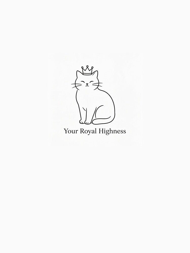 Cat sat with a crown by carlsmart1