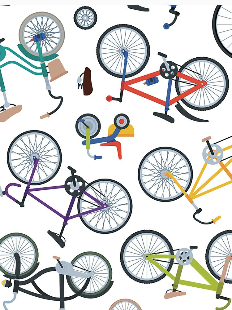 bicycles summer pattern by Huynhdesign