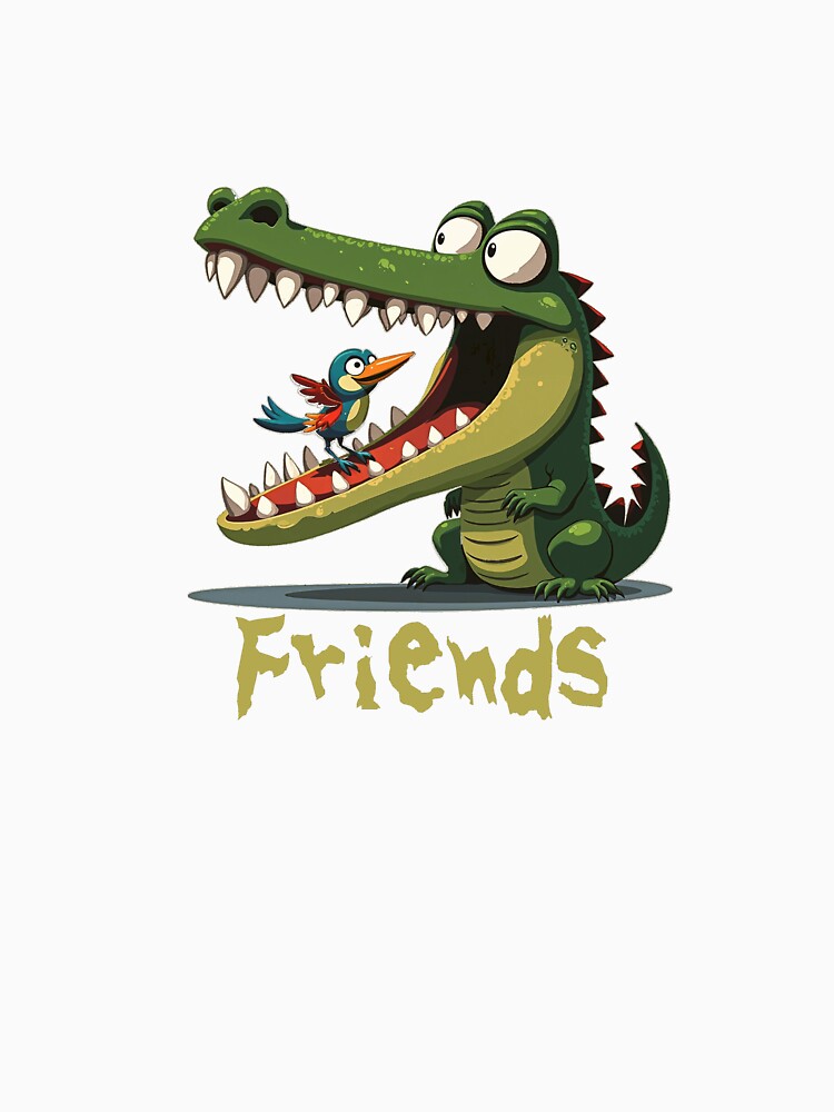 Friends: Crocodile, Little Bird by Inklivion