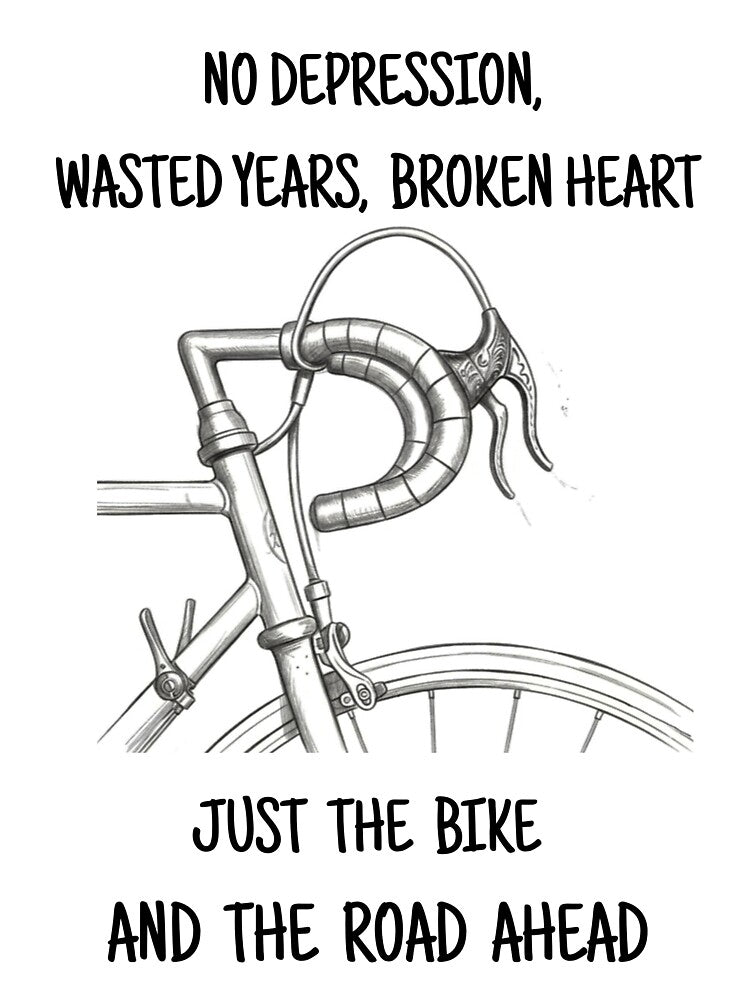 Cycling Is My Therapy - Road Bike Quote by Stefanrajzer