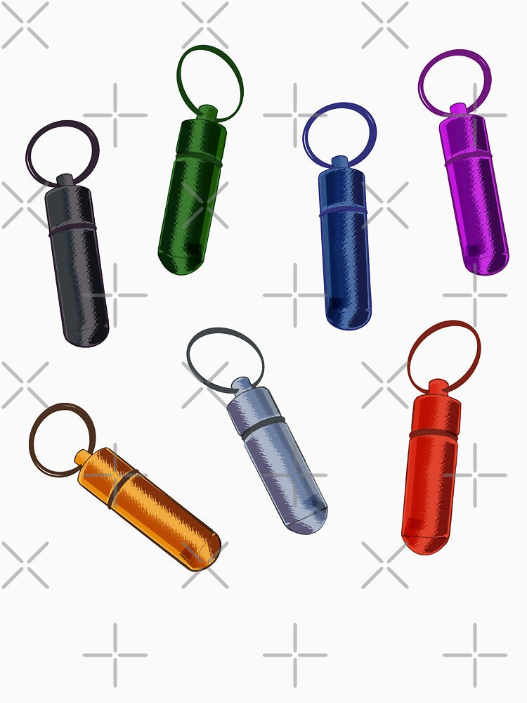 Geocaching Multicolored Bison Tube Sticker Set by emwheezie