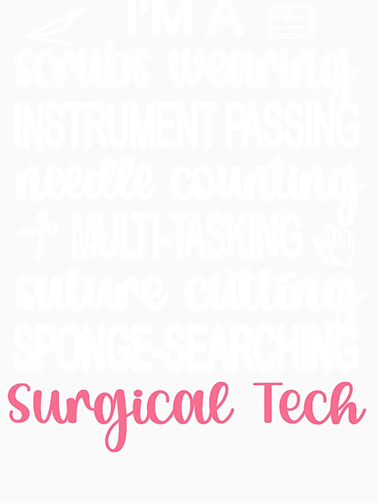 Surgical Tech Appreciation Scrub Tech Surgical Technologist by HeraDesignCo