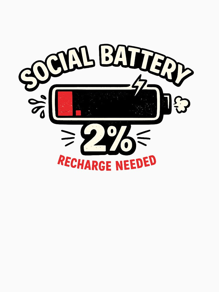 Social Battery 2% by dreameroriginal