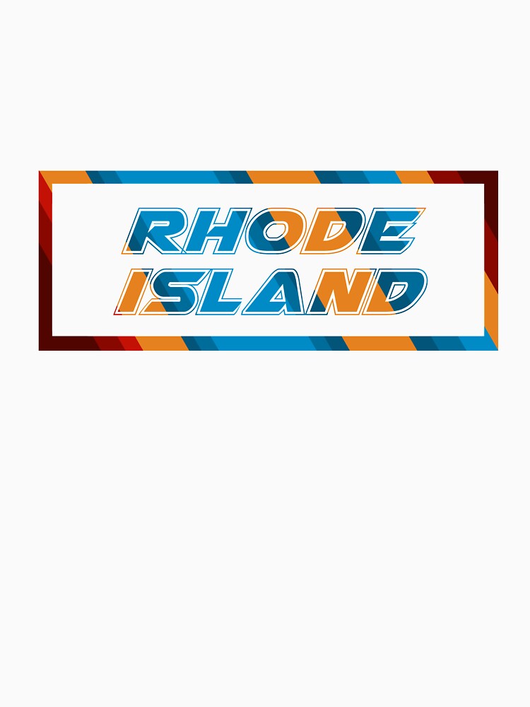 Rhode Island T-Shirt for Men and Women by AllStarMerch